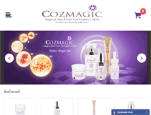 Tablet Screenshot of cozmagic.com